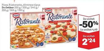 Sorli 2a Unitat -50% Pizza Ristorante Diversos Tipus Dr. Oetker oferta