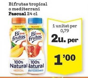Sorli Bifrutas Tropical O Mediterrani Pascual oferta