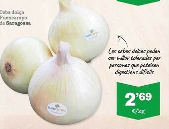 Sorli Ceba Dolça Fuencampo De Saragossa oferta