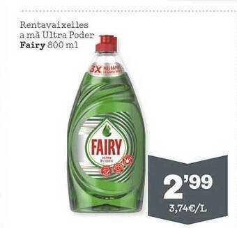 Sorli Rentavaixelles A Mà Ultra Poder Fairy oferta
