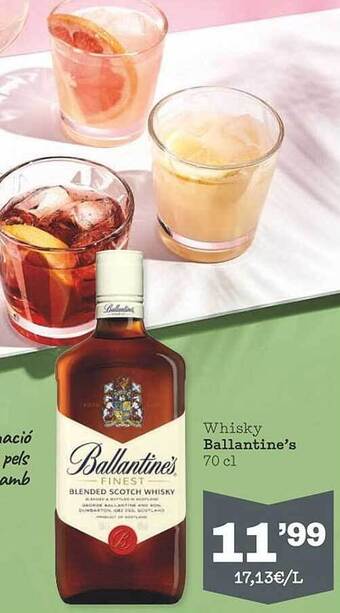 Sorli Whisky Ballantine's oferta