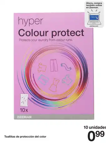 Zeeman Toallitas de protección del color 10 unidades oferta
