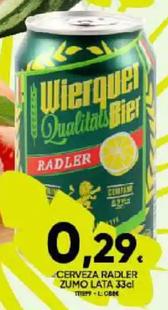 Family Cash Cerveza Radler Zumo Lata 33 cl oferta