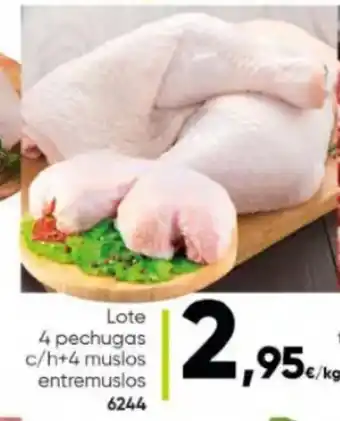 Family Cash Lote 4 pechugas c/h+4 muslos entremuslos 6244 oferta
