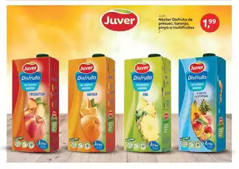 Suma Supermercados Juver Nèctar Disfruta de préssec, taronja, pinya o multifruites 2L oferta