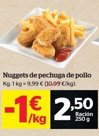 La Sirena Nuggets de pollo oferta
