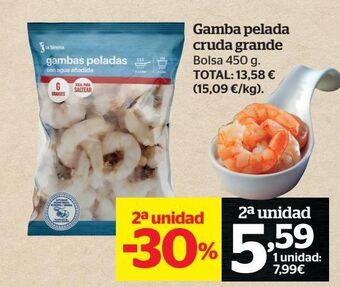 La Sirena Gambas peladas oferta