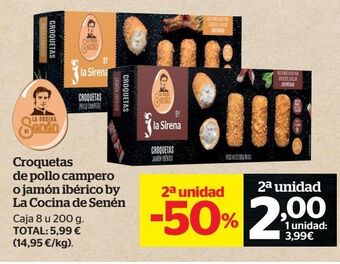 La Sirena Croquetas oferta