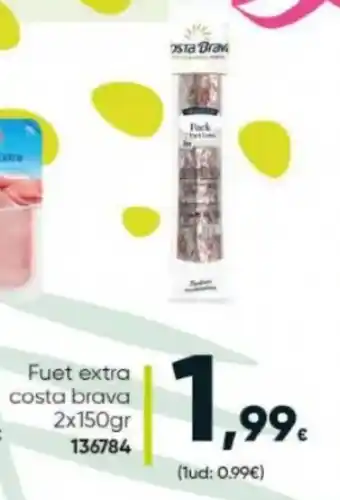 Family Cash Fuet extra costa brava 2 x 150gr 136784 oferta