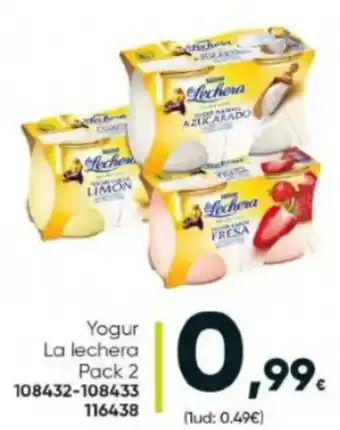 Family Cash Yogur La Lechera Pack 2 oferta
