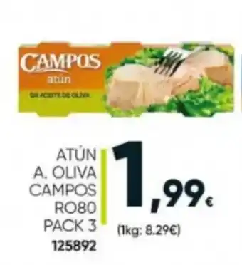 Family Cash Campos Atún A. Oliva RO80 Pack 3 oferta