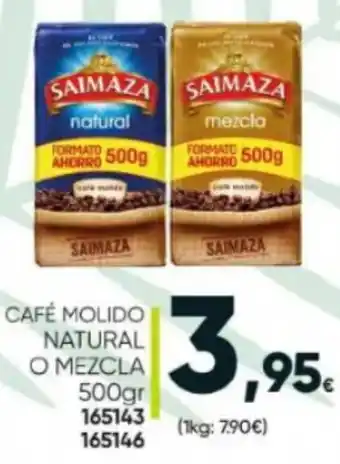 Family Cash Saimaza Café Molido Natural o Mezcla 500 gr oferta