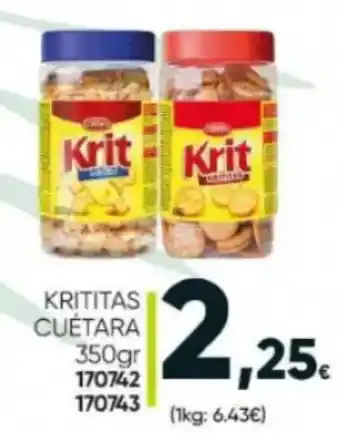 Family Cash Krititas Cuétara 350 gr. oferta