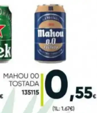 Family Cash Mahou 00 Tostada oferta