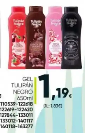 Family Cash Tulipán Negro Gel 650 ml oferta