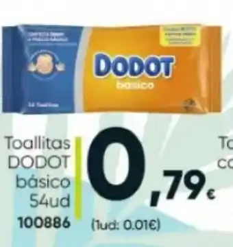 Family Cash Dodot Toallitas Básico 54ud. oferta