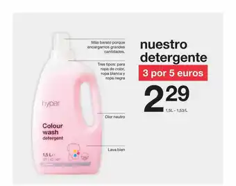 Zeeman Nuestro Detergente Hyper oferta