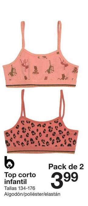 Zeeman Top Corto Infantil oferta