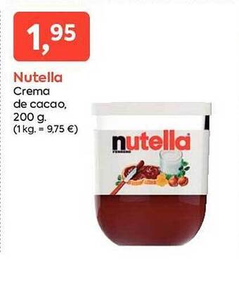 Suma Supermercados Nutella Crema De Cacao oferta