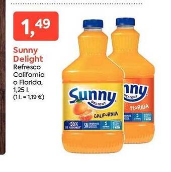 Sunny Delight Refresco California O Florida