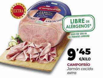 Supermercados Lupa Campofrio Jamón Cocido Extra oferta
