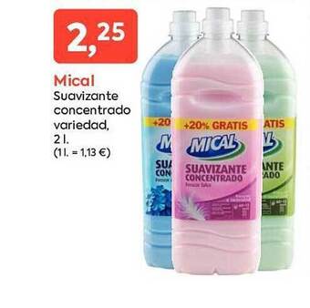 Suma Supermercados Mical Suavizante Concentrado Variedad oferta