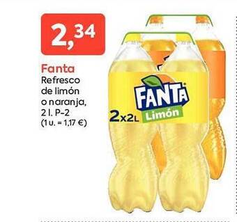 Suma Supermercados Fanta Refresco De Limón O Naranja oferta