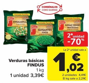 Carrefour Verduras básicas findus oferta