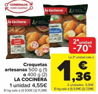 Carrefour Croquetas artesanas la cocinera oferta