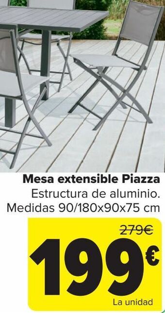 Carrefour Mesa extensible piazza oferta