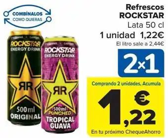 Carrefour Refresco rockstar oferta