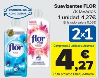 Carrefour Suavizante flor oferta