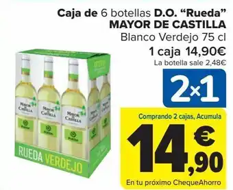 Carrefour Caja de d.o. ''rueda'' mayor de castilla oferta