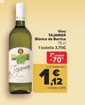 Carrefour Vino tajamar blanco de barrica 75 cl oferta