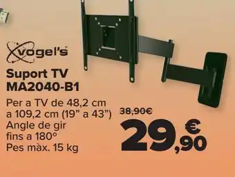 Carrefour Soporte tv ma2040-b1 oferta