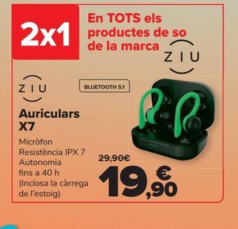 Carrefour Auriculares x7 oferta