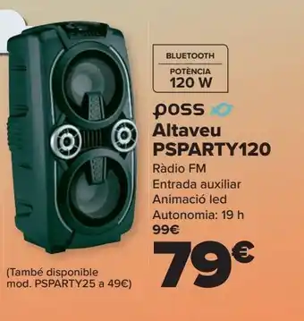 Carrefour Altavoz psparty120 oferta