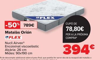 Carrefour Colchón orión oferta