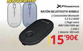 Dynos Informática Xphoenix Ratón Bluetooth Rebble oferta