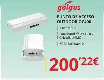 Galgus Punto De Acceso Outdoor Oc400