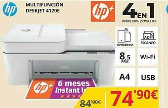 Dynos Informática Hp Multifunción Deskjet 4120e oferta