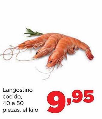 Alimerka Langostino Cocido 40 A 50 Piezas El Kilo oferta