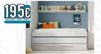 Atrapamuebles Cama Doble Cajon Estante oferta