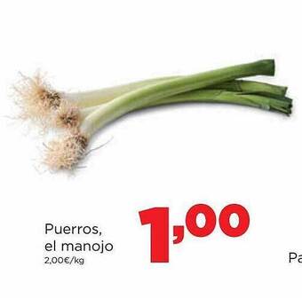 Alimerka Puerros El Manojo oferta