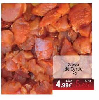 Cuevas Cash Zorza De Cerdo Kg oferta