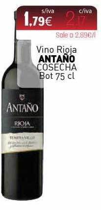 Cuevas Cash Vino Rioja Antaño Cosecha Bot oferta