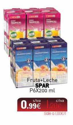 Cuevas Cash Fruta+leche Spar oferta