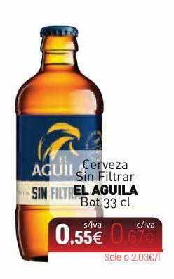Cuevas Cash Cerveza Sin Filtrar El Aguila Bot oferta