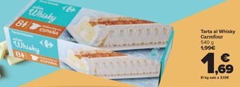 Carrefour Tarta al whisky carrefour oferta