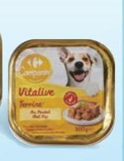 Carrefour Alimento húmedo para perros vitalive carrefour oferta